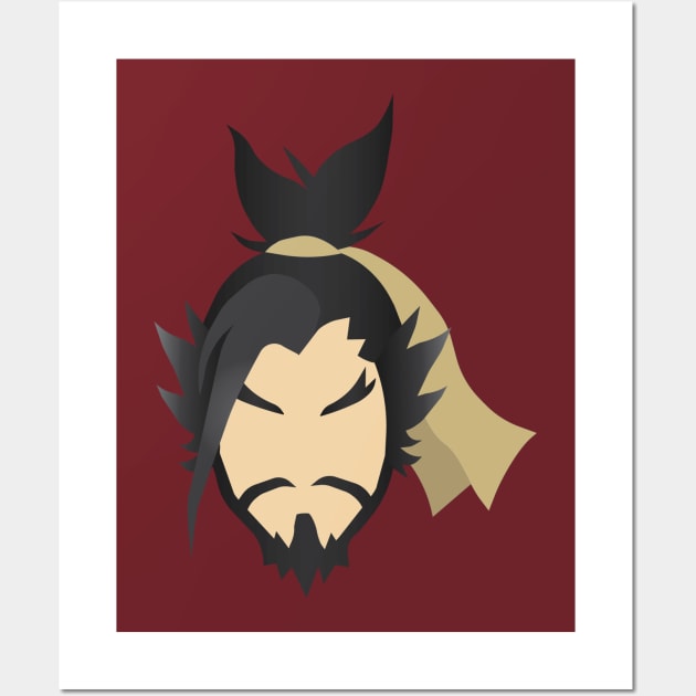 Minimalist Hanzo Wall Art by hiwattart